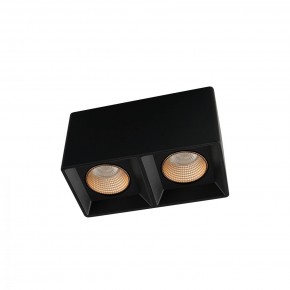 DK3085-BK+BR Светильник накладной IP 20, 10 Вт, GU5.3, LED, черный/бронзовый, пластик в Игриме - igrim.ok-mebel.com | фото
