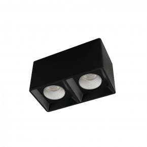 DK3085-BK+CH Светильник накладной IP 20, 10 Вт, GU5.3, LED, черный/хром, пластик в Игриме - igrim.ok-mebel.com | фото