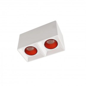 DK3085-WH+RD Светильник накладной IP 20, 10 Вт, GU5.3, LED, белый/красный, пластик в Игриме - igrim.ok-mebel.com | фото