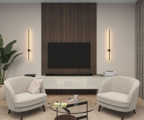DK5014-BK Бра 1000 мм, 3000К, IP20, 12 Вт, черный, алюминий в Игриме - igrim.ok-mebel.com | фото 5