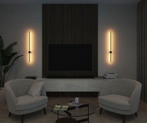 DK5014-BK Бра 1000 мм, 3000К, IP20, 12 Вт, черный, алюминий в Игриме - igrim.ok-mebel.com | фото 6