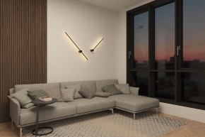 DK5014-BK Бра 1000 мм, 3000К, IP20, 12 Вт, черный, алюминий в Игриме - igrim.ok-mebel.com | фото 7