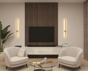 DK5014-SG Бра 1000 мм, 3000К, IP20, 12 Вт, матовое золото в Игриме - igrim.ok-mebel.com | фото 5