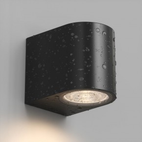 DK9790-BK Настенный уличный светильник NARVIK, IP44, GU10 LED, до 15 Вт, черный, алюминий в Игриме - igrim.ok-mebel.com | фото 3