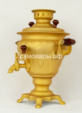 Электрический самовар "Русское золото" матовая груша на 2 литра (Ограниченная серия) в Игриме - igrim.ok-mebel.com | фото