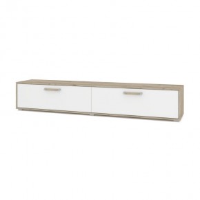 ФЛОРИДА Ф32 Тумба ТВ (дуб серый/белый) в Игриме - igrim.ok-mebel.com | фото