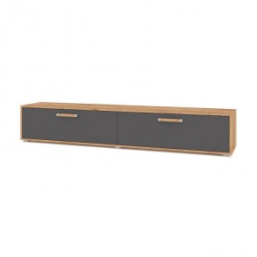 ФЛОРИДА Ф32 Тумба ТВ (дуб золотой/графит) в Игриме - igrim.ok-mebel.com | фото