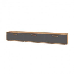 ФЛОРИДА Ф33 Тумба ТВ (дуб золотой/графит) в Игриме - igrim.ok-mebel.com | фото
