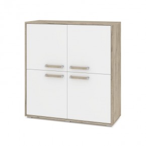 ФЛОРИДА Ф43 Комод (дуб серый/белый) в Игриме - igrim.ok-mebel.com | фото