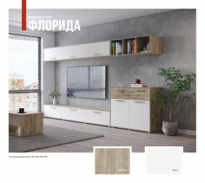 ФЛОРИДА Гостиная (модульная) дуб серый/белый в Игриме - igrim.ok-mebel.com | фото