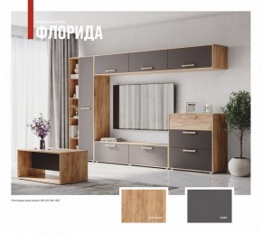 ФЛОРИДА Гостиная (модульная) дуб золотой/графит в Игриме - igrim.ok-mebel.com | фото