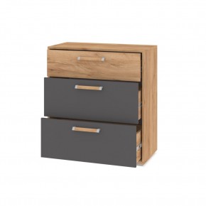 ФЛОРИДА Гостиная (модульная) дуб золотой/графит в Игриме - igrim.ok-mebel.com | фото 10