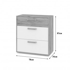 ФЛОРИДА Гостиная (модульная) дуб золотой/графит в Игриме - igrim.ok-mebel.com | фото 9