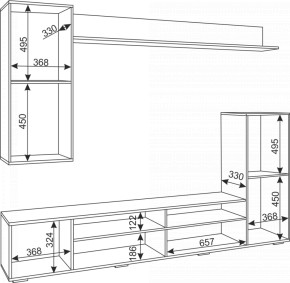 Гостиная Альфа (Белый/Белый глянец) в Игриме - igrim.ok-mebel.com | фото 5