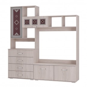 Гостиная Белла (модульная) ясень белый в Игриме - igrim.ok-mebel.com | фото 2