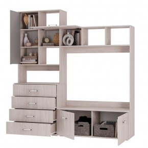 Гостиная Белла (модульная) ясень белый в Игриме - igrim.ok-mebel.com | фото 3