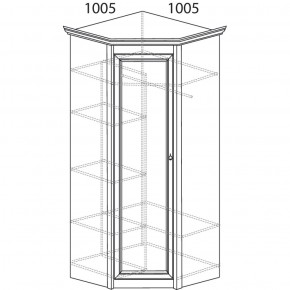 Гостиная Флоренция 4 Дуб оксфорд в Игриме - igrim.ok-mebel.com | фото 6