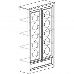 Гостиная Флоренция 4 Дуб оксфорд в Игриме - igrim.ok-mebel.com | фото 8