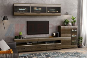 Гостиная Камелия Композиция 12 (Гикори Джексон темный) в Игриме - igrim.ok-mebel.com | фото