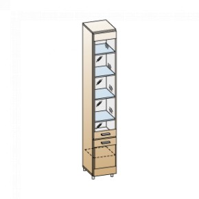 Гостиная Камелия Композиция 2 (Гикори Джексон темный) в Игриме - igrim.ok-mebel.com | фото 8