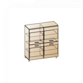 Гостиная Камелия Композиция 8 (Гикори Джексон темный) в Игриме - igrim.ok-mebel.com | фото 10