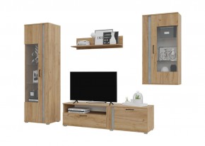 Гостиная Омега (Крафт золотой-Бетон) в Игриме - igrim.ok-mebel.com | фото 2