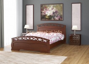 ГРАЦИЯ-1 Кровать из массива 1400  в Игриме - igrim.ok-mebel.com | фото 2