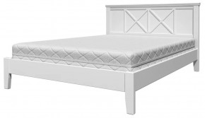 ГРАЦИЯ-2 Кровать из массива 1600 (Белый античный) в Игриме - igrim.ok-mebel.com | фото