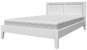 ГРАЦИЯ-3 Кровать из массива 1600 (Белый античный) в Игриме - igrim.ok-mebel.com | фото
