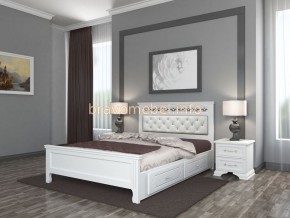 ГРАЦИЯ Кровать из массива 1600 с 2-мя ящиками  в Игриме - igrim.ok-mebel.com | фото