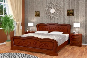 КАРИНА-8 Кровать из массива (Орех) в Игриме - igrim.ok-mebel.com | фото