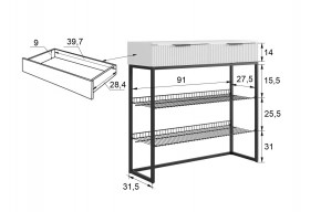 КЛАССНАЯ 1 Обувница в Игриме - igrim.ok-mebel.com | фото 3