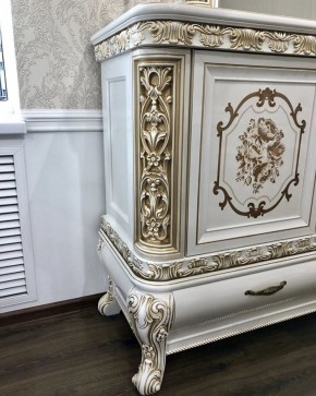 Комод Алсу (белый глянец) БЕЗ Зеркала в Игриме - igrim.ok-mebel.com | фото 7