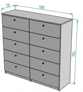 Комод Arvid K163 в Игриме - igrim.ok-mebel.com | фото 20