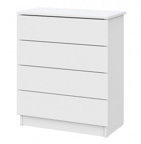 Комод КМ 1 (Серия 2) Белый текстурный в Игриме - igrim.ok-mebel.com | фото 3