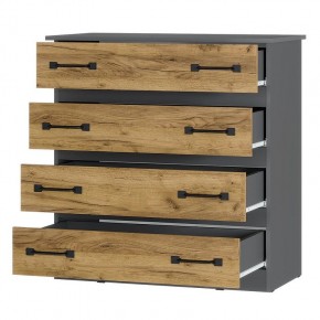 Комод Лофт (графит/крафт) в Игриме - igrim.ok-mebel.com | фото 2
