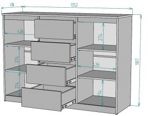 Комод Мальта K118 в Игриме - igrim.ok-mebel.com | фото 2