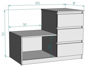 Комод Мальта K207 в Игриме - igrim.ok-mebel.com | фото 2