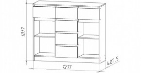 НИЦЦА-6 Комод (НЦ.06) в Игриме - igrim.ok-mebel.com | фото 2