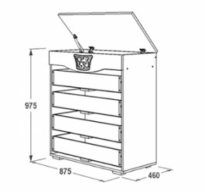 Комод Ольга-12 МДФ в Игриме - igrim.ok-mebel.com | фото 2