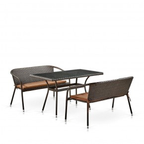 Комплект мебели из иск. ротанга T286A/S139A-W53 Brown в Игриме - igrim.ok-mebel.com | фото 2