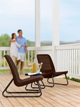 Комплект мебель Рио Патио (Rio Patio set) виски-коричневый в Игриме - igrim.ok-mebel.com | фото 3