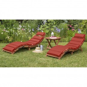 Комплект шезлонги и столик AFM-803A-T133 Beige-Terracotta (2+1) в Игриме - igrim.ok-mebel.com | фото