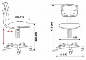 Кресло Бюрократ CH-299NX/15-21 черный в Игриме - igrim.ok-mebel.com | фото 4