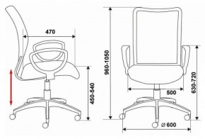 Кресло Бюрократ CH-599AXSN/TW-11 чёрный в Игриме - igrim.ok-mebel.com | фото 3