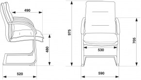 Кресло Бюрократ T-9927SL-LOW-V/BLACK в Игриме - igrim.ok-mebel.com | фото 4