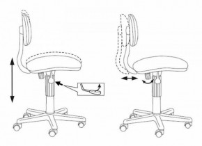 Кресло детское Бюрократ CH-201NX/FlipFlop_P розовый сланцы в Игриме - igrim.ok-mebel.com | фото 5