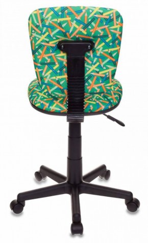Кресло детское Бюрократ CH-204NX/PENCIL-GN зеленый карандаши в Игриме - igrim.ok-mebel.com | фото 4