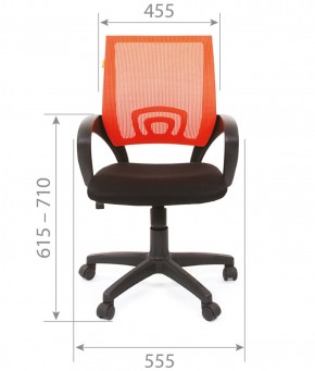 Кресло для оператора CHAIRMAN 696 black (ткань TW-11/сетка TW-01) в Игриме - igrim.ok-mebel.com | фото 4