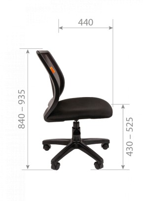 Кресло для оператора CHAIRMAN 699 Б/Л (ткань стандарт/сетка TW-01) в Игриме - igrim.ok-mebel.com | фото 7
